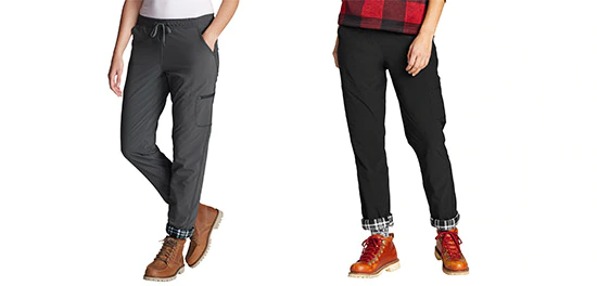 costco eddie bauer fleece lined pants