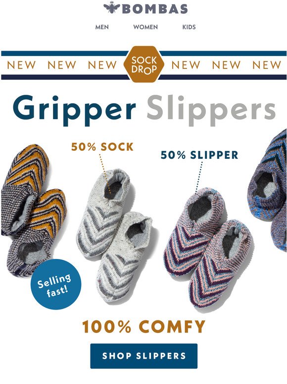 Bombas: The Gripper Slipper: Back In New Colors | Milled