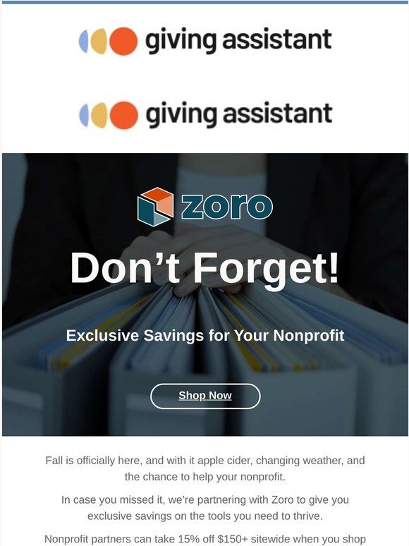 Don't Forget: Exclusive Savings at Zoro