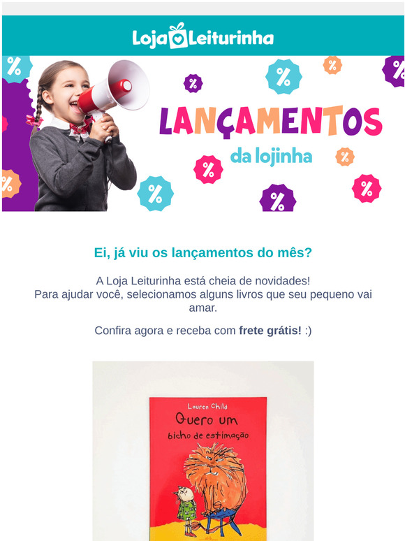 Livros da Disney, de animais, sobre alfabetização e muito mais para seu pequeno! 😍