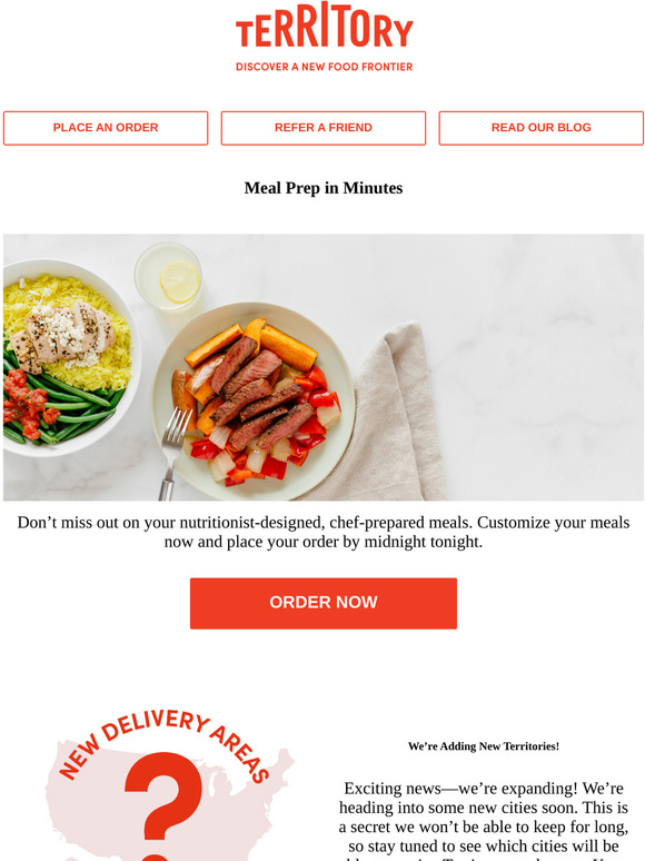 Order reminder🍴Next week's meal prep done in minutes!