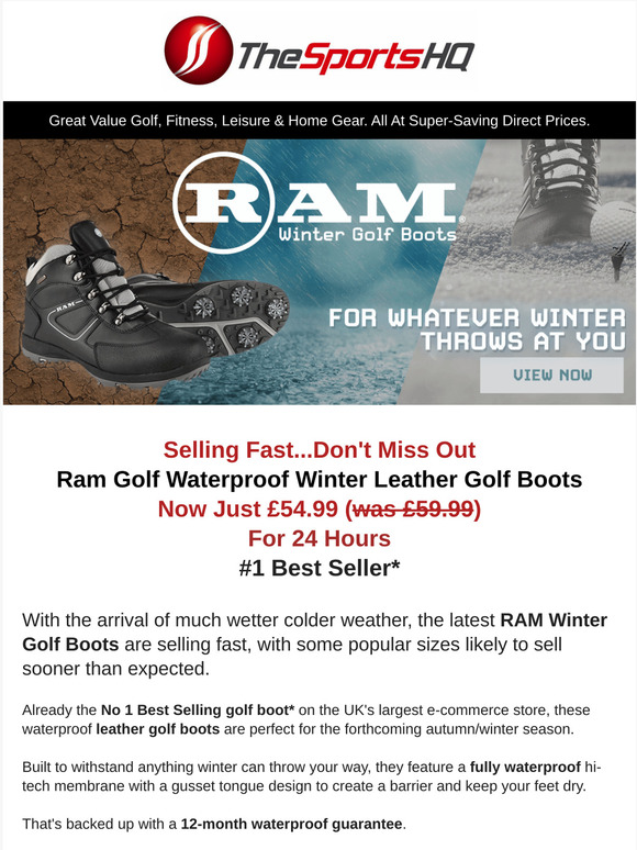 golf winter boots fully waterproof