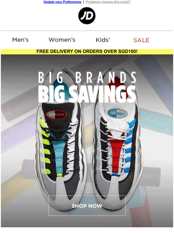 JD Sports Big Brands with Small Prices 💵 Milled