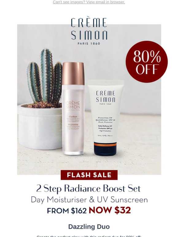 Going out in the sun? Try this duo for 80% off ✨