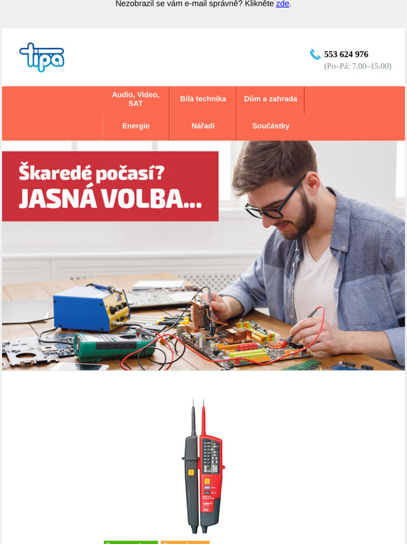 Škaredé počasí? DÍLNA je jasná volba! 👍