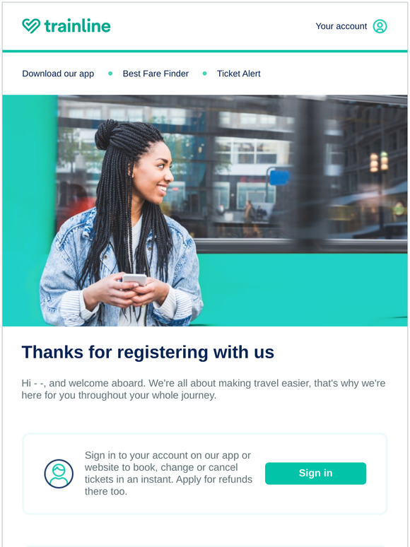 Welcome to Trainline