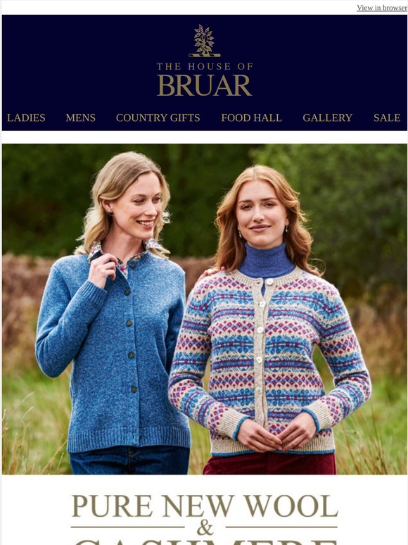 house of bruar ladies lambswool jumpers