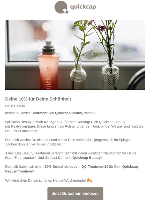 Sicher Dir Deine 10% für Deine Schönheit 🍑