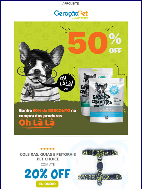 Petisco Oh Lá Lá com 50% OFF