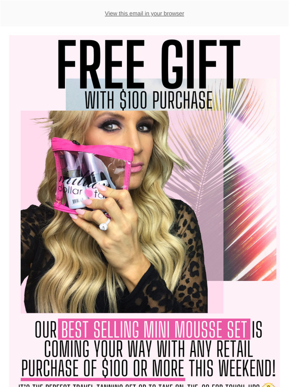 Free gift with $100 purchase 📦❤️