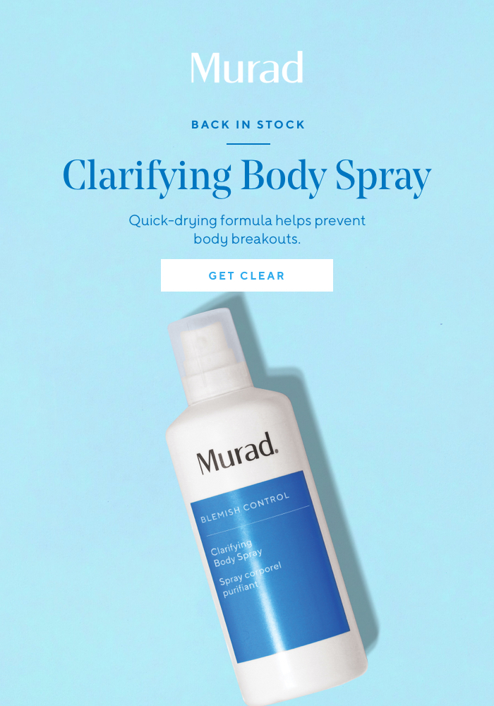 murad blemish control clarifying body spray
