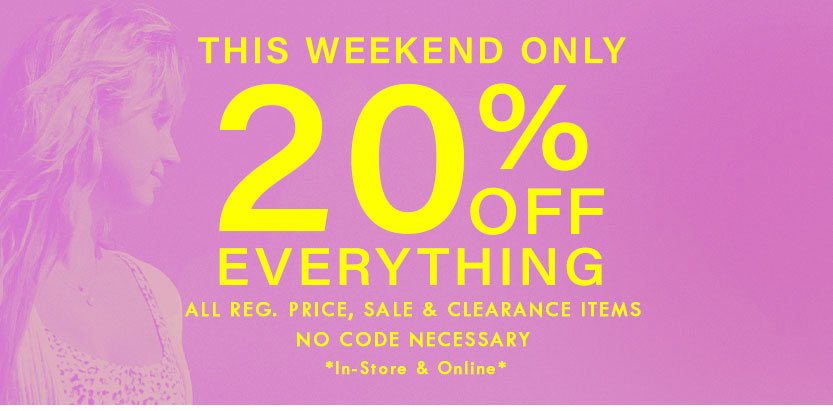 Weekend Sale 20% OFF + Malibu Stylist Picks
