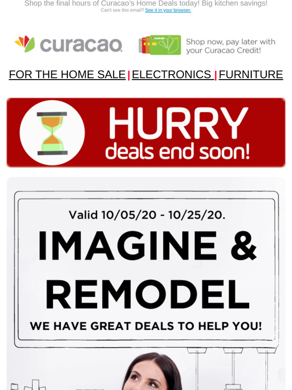 ⏳ Shop the final hours of Curacao’s Home Deals! Milled