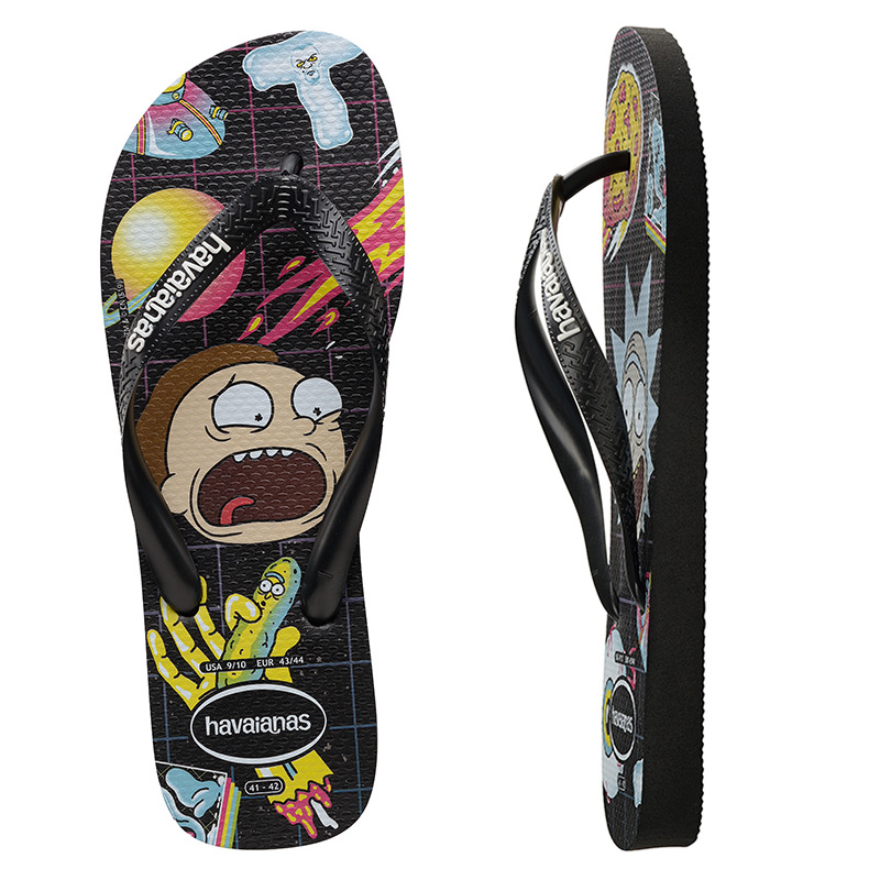 rick and morty havaianas