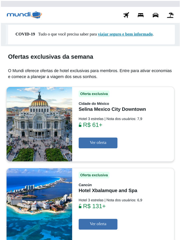Vai pra onde? Temos algumas sugestões para você
