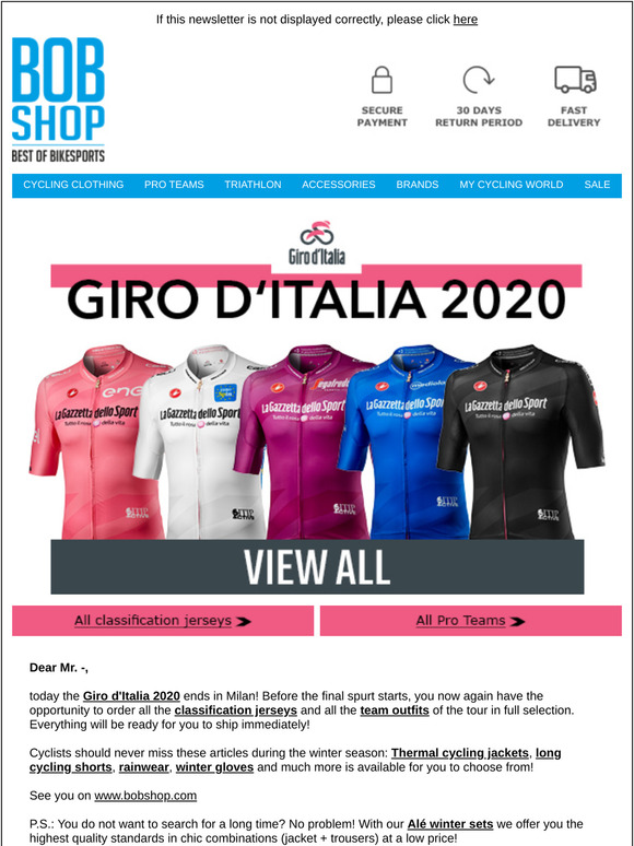 Giro d'italia 2020 ends: Discover our design favorites!