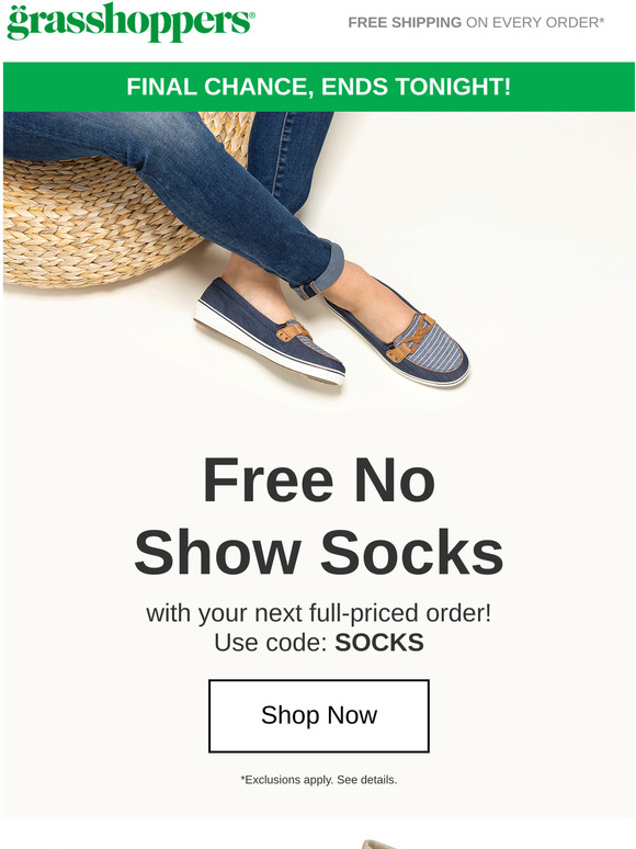 You’re about to miss out on free socks!