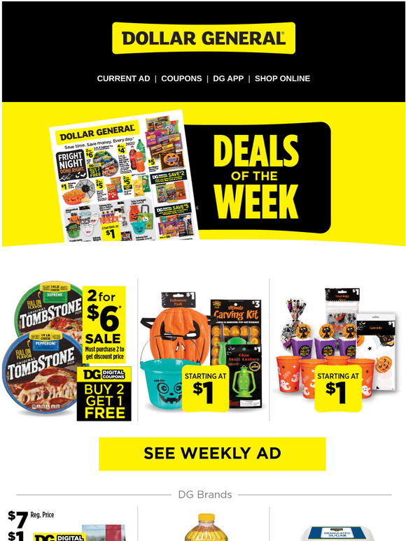 Dollar General Your Weekly Ad is here. Milled