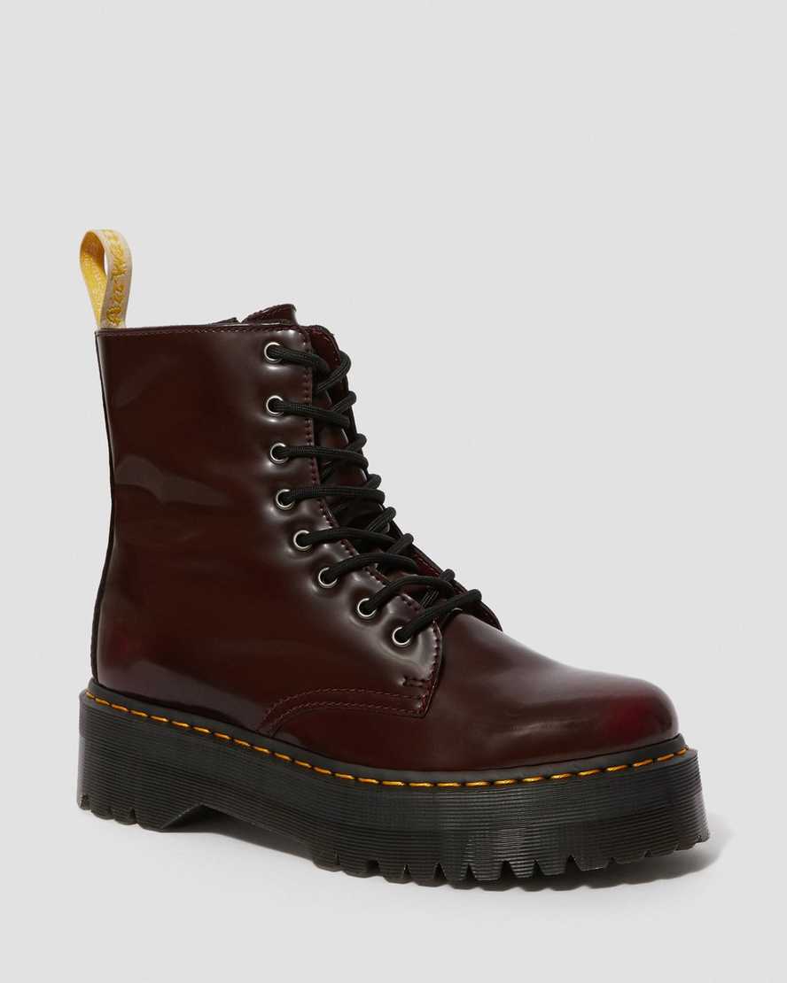dr martens platform red