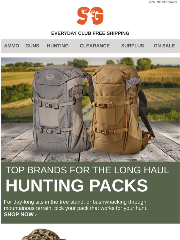hunting pack brands