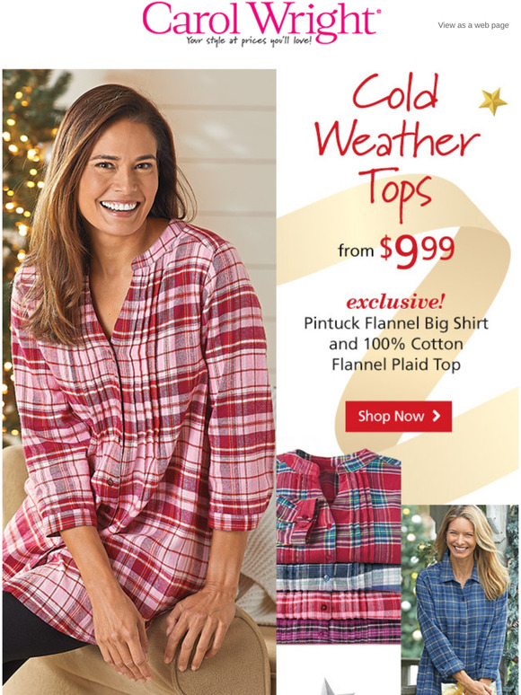 Dr Leonard s Healthcare Carol Wright Gifts Cold Weather Tops 