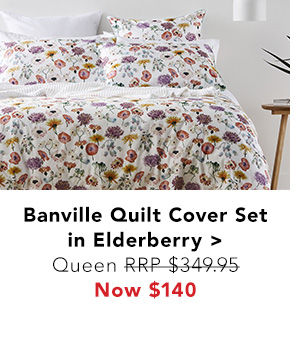 sheridan banville quilt cover set