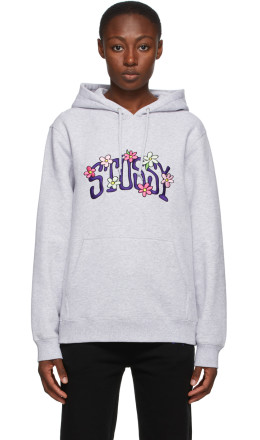 stussy hoodie floral