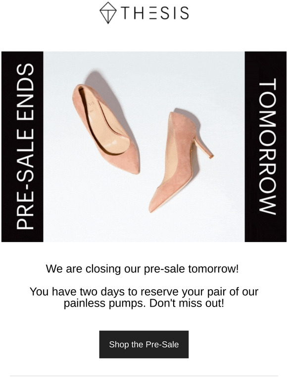 One day left until our pre-sale closes!
