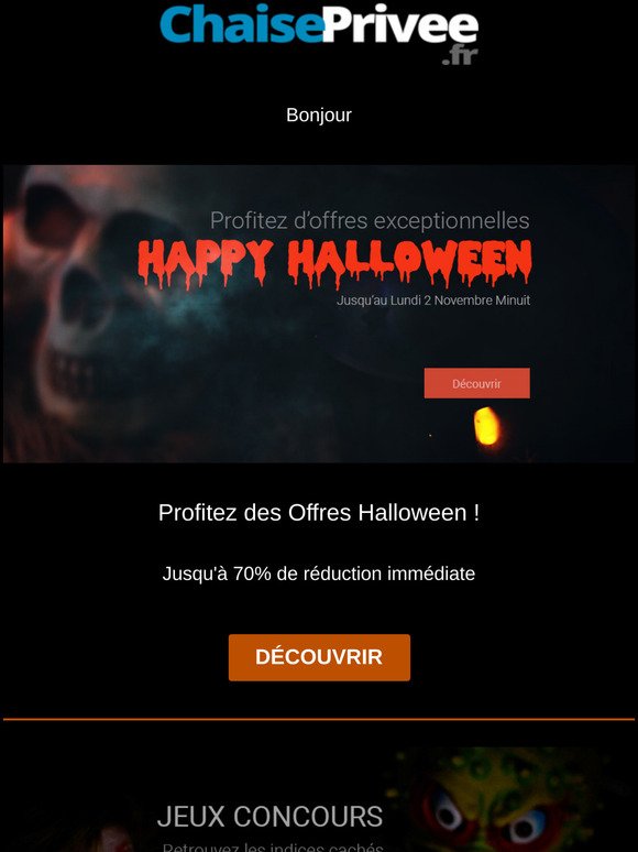 🎃 Halloween 🎃 Promo + Jeux + Vidéo