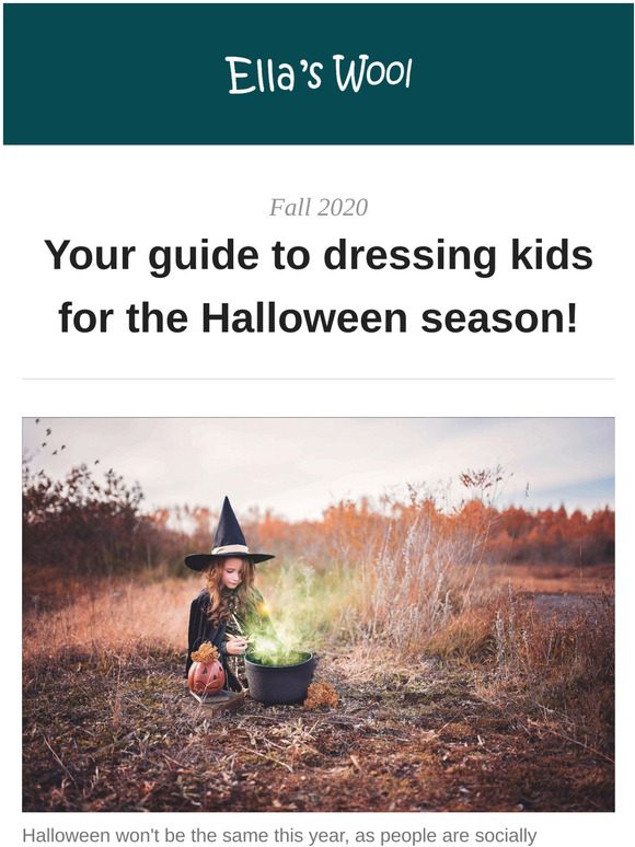 Keep your kids warm this Halloween 🎃
