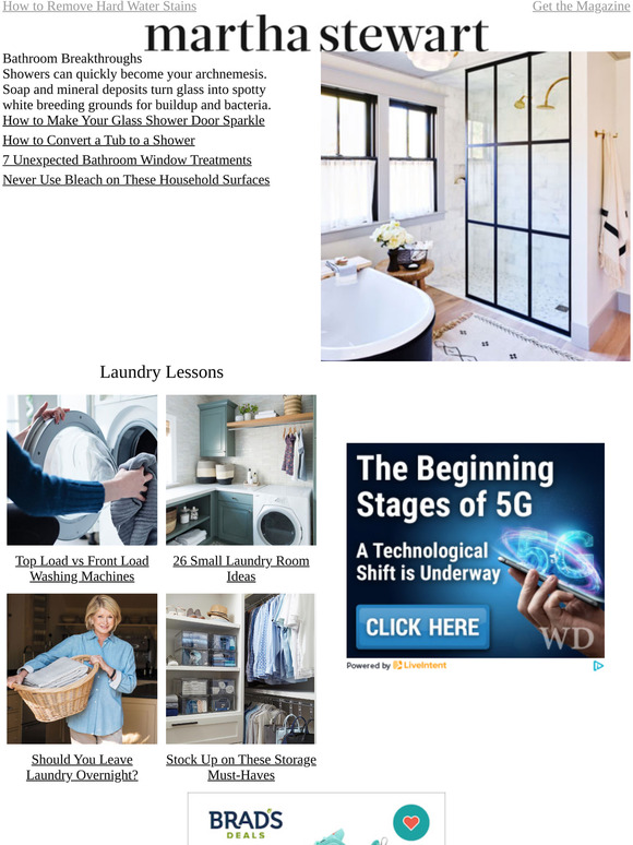 Martha Stewart How to Make Your Glass Shower Door Sparkle Milled