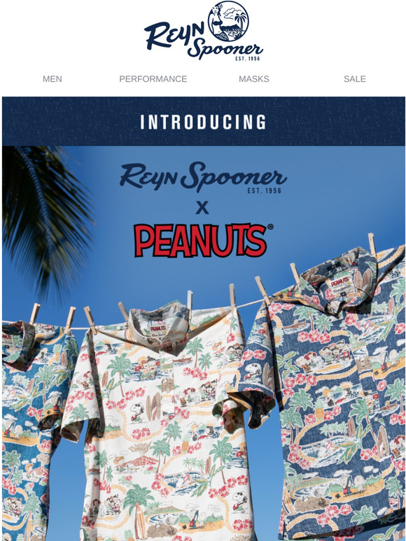 Reyn spooner peanuts Clearance