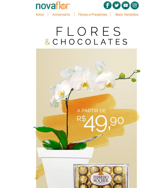 Beleza e doçura a partir de R$49,90 🍫