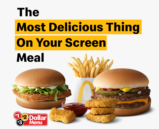 McDonald's The 1 2 3 Dollar Menu for lunch Milled