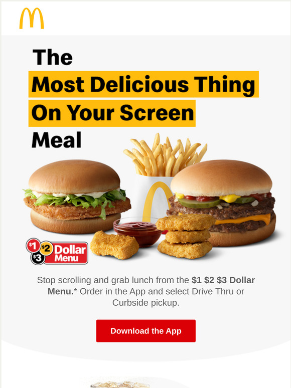 McDonald's: The $1 $2 $3 Dollar Menu For Lunch | Milled