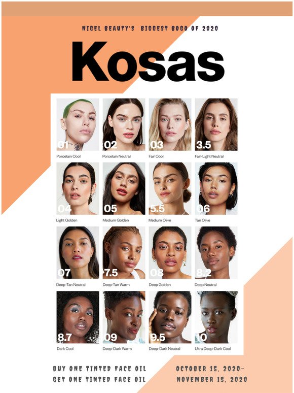 Buy One Kosas Tinted Face Oil & Get one Free!
