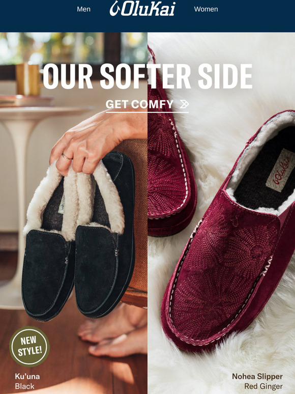 olukai nohea slipper red ginger