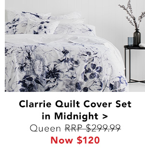 sheridan clarrie quilt cover set