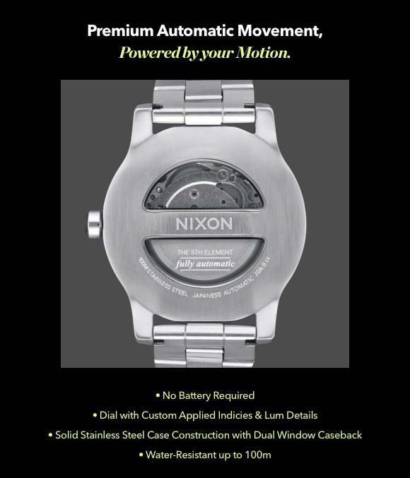 nixon 5th element watch