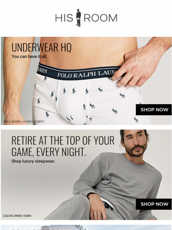 HisRoom Underwear HQ You can have it all. Milled