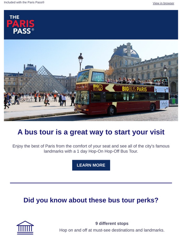 See all the sights with a Hop-on Hop-off Bus Tour