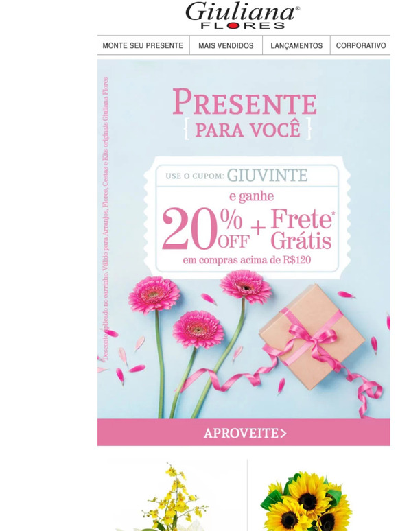 Você merece DESCONTO + FRETE GRÁTIS 😜