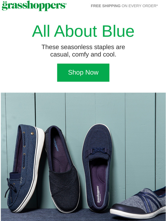 New in blue