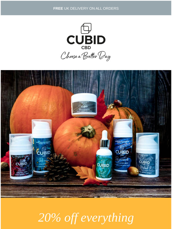 Your early Halloween treat awaits - 20% off everything!