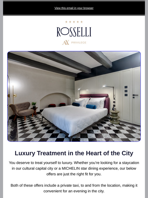 Luxury Treatment in the City