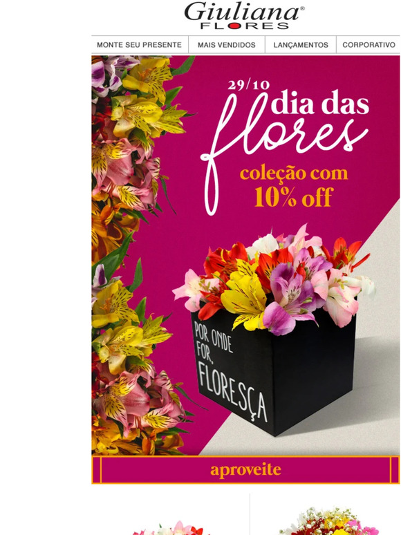 Comemore o Dia das Flores com a gente! 🌼