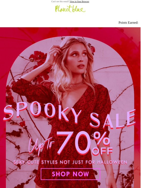 The Spooky Sale Starts NOW!