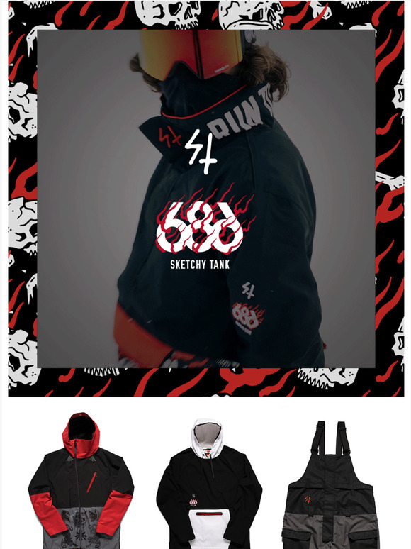686: Introducing the 686 x Sketchy Tank Limited Edition