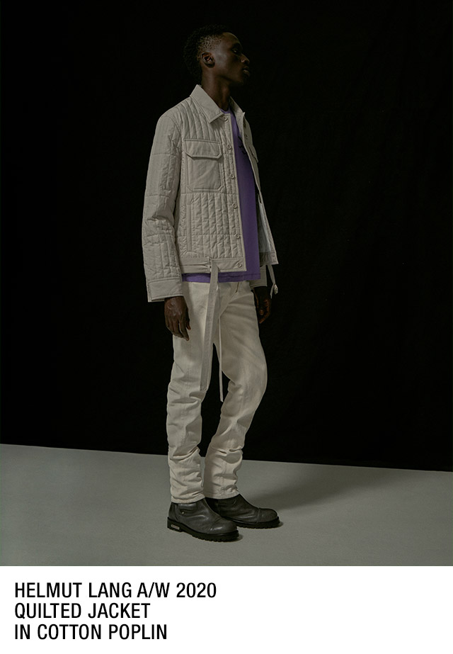 helmut lang quilted jacket