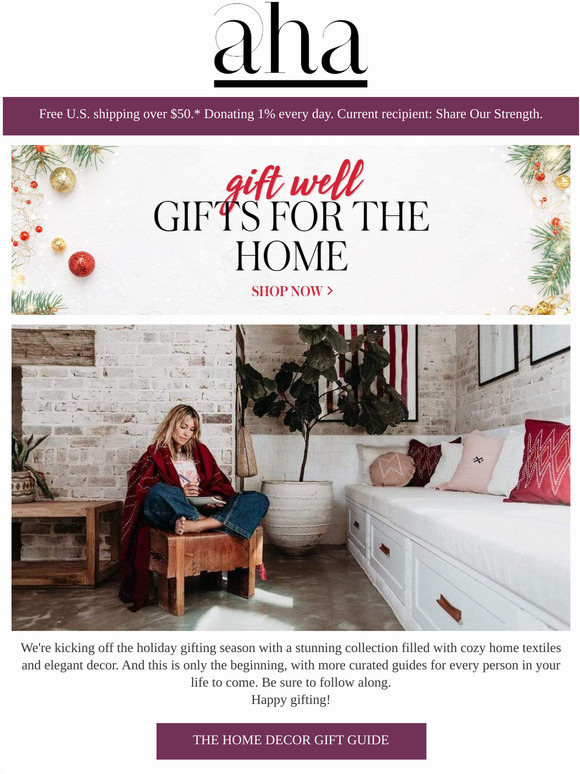 Shop our home decor gift guide 🎁